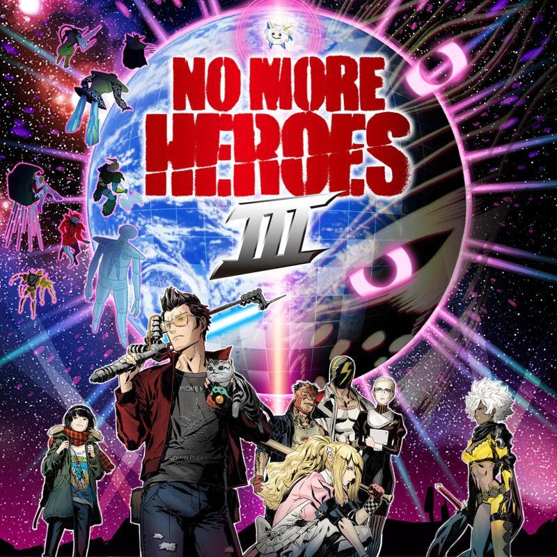 No More Heroes 3 box art for Playstation 5